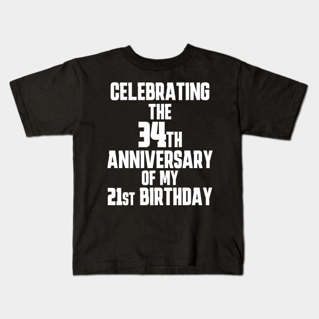 55th birthday Kids T-Shirt by Circle Project